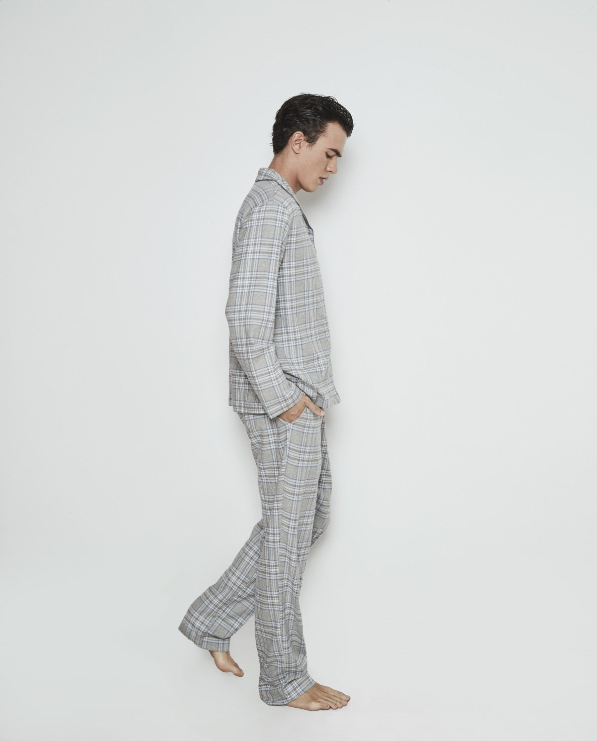 Selmark Pigiama Invernale Aperto da Uomo P11486 2510S64