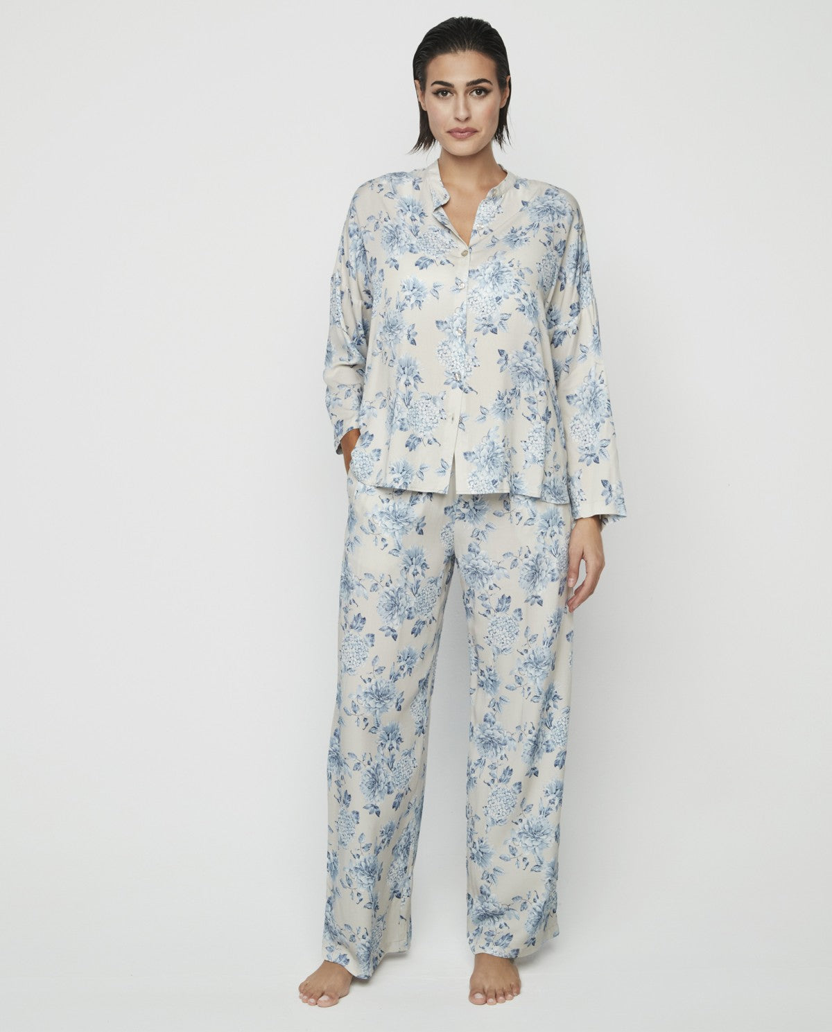 Selmark Pigiama in Viscosa Aperto da Donna P10776 2505S62