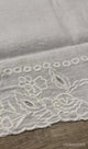 Blanc Mariclò Set Runner + Centri in Lino Ricamate Dentelle 2510B92