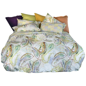 Tessitura Toscana Telerie Completo Lenzuola Matrimoniale Punjab B140 - Passarelli Biancheria