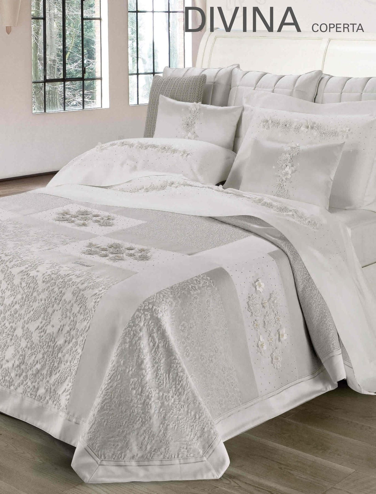 DIVINA QUILT MATRIMONIALE+2 CUSCINI - DAVID HOME