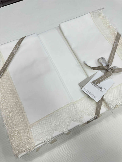 David Home Lenzuola Raso Pizzo