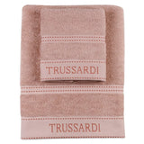 Trussardi Home Set Spugna 1+1 in Puro Cotone Ribbon S32