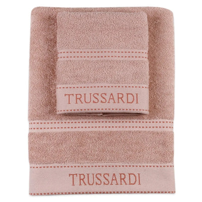 Trussardi Home Sponge Set 1+1 in Pure Cotton Ribbon S28