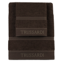 Trussardi Home Set Spugna 1+1 in Puro Cotone Ribbon S32