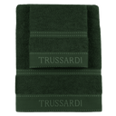 Trussardi Home Set Spugna 1+1 in Puro Cotone Ribbon S32