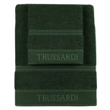 Trussardi Haushaltsschwamm-Set 1 + 1 aus reinem Baumwollband S28