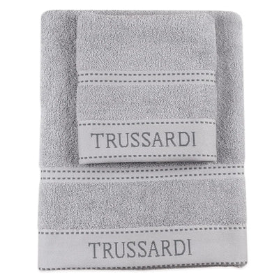 Trussardi Home Sponge Set 1+1 in Pure Cotton Ribbon S28