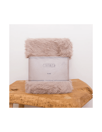 Riviera Plaid Pile Eco Pelliccia Sullivan 130x170cm. S40 - Passarelli Biancheria