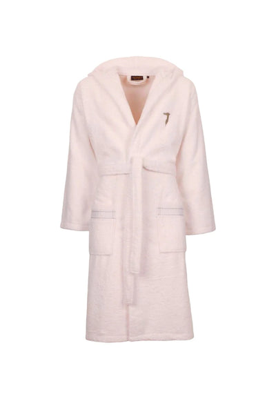 Trussardi Accappatoio con Cappuccio in Cotone Ribbon S100