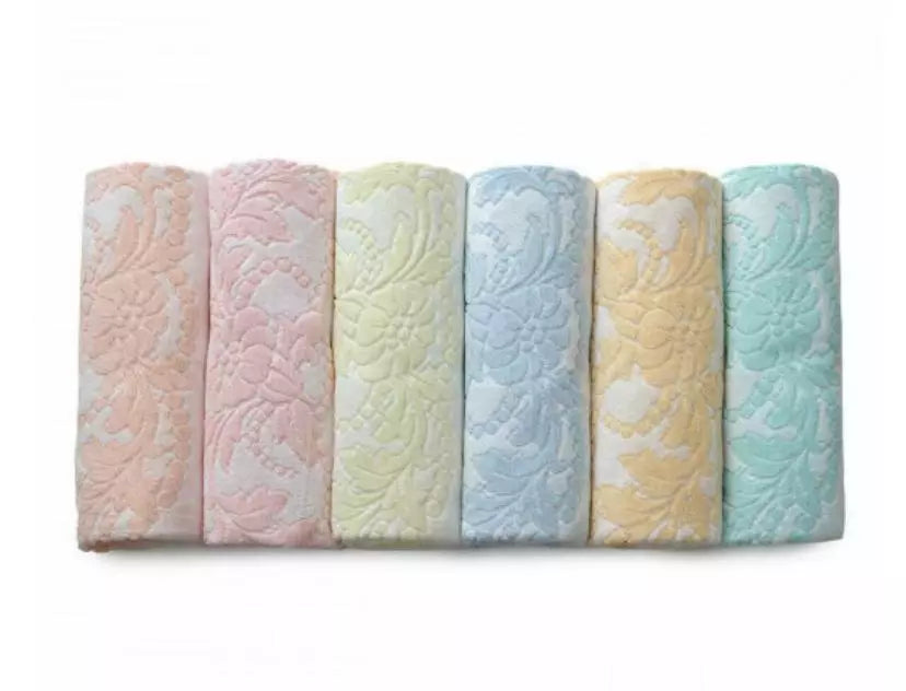 Set 10 Guanti Da Bagno In Cotone 100% - Misure 16x21 Cm, Rosa Antico E Grigio Antracite, Lavabili A 60°C - Foto 8