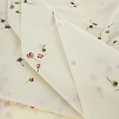 Zucchi Completo lenzuola matrimoniale in percalle di cotone Ginny 2411S44