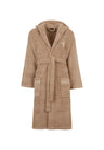 Trussardi Home Accappatoio con Cappuccio in Puro Cotone Ribbon S100
