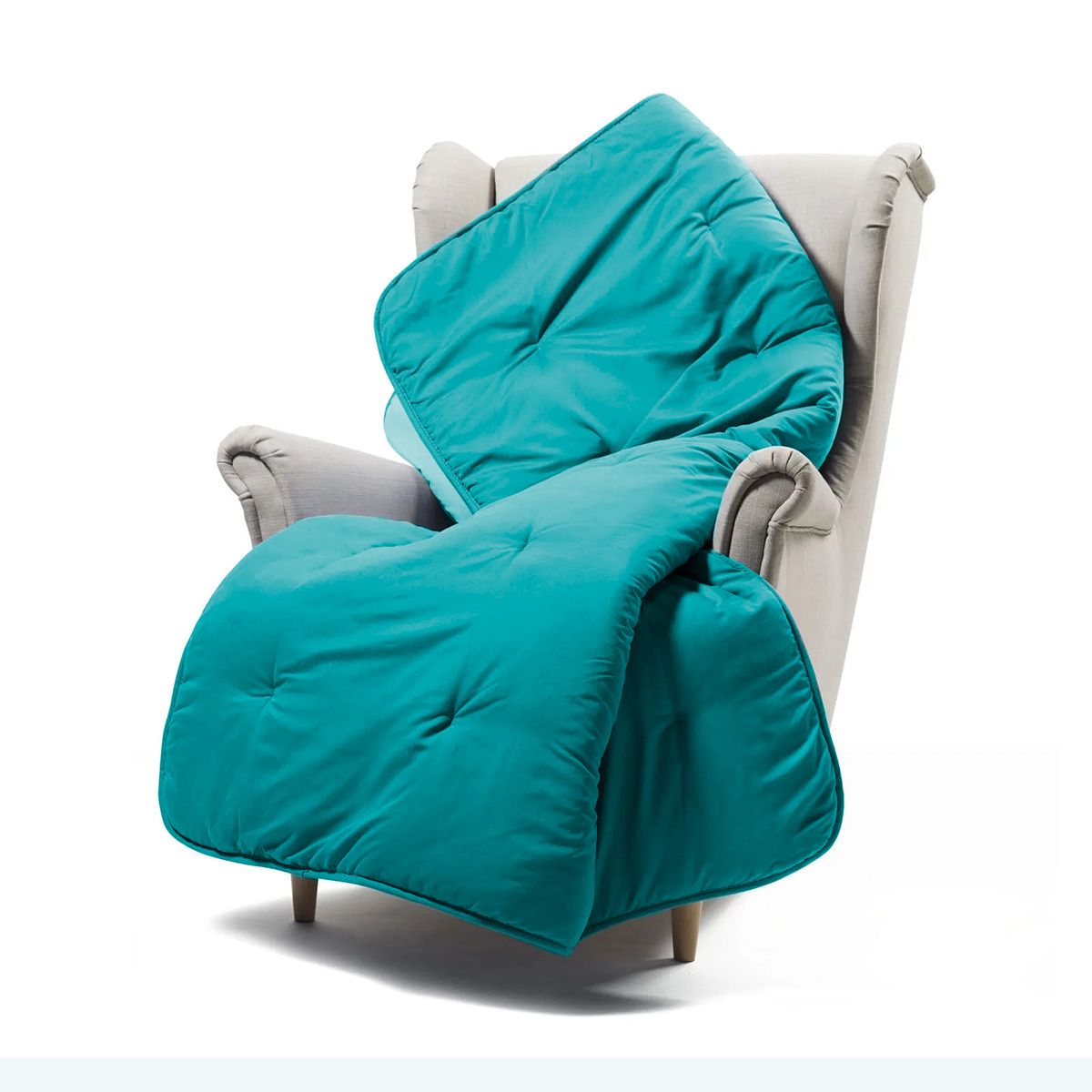 Caleffi Plaid Scaldotto Kim Tinta Unita bicolore 130x170cm 2511S41