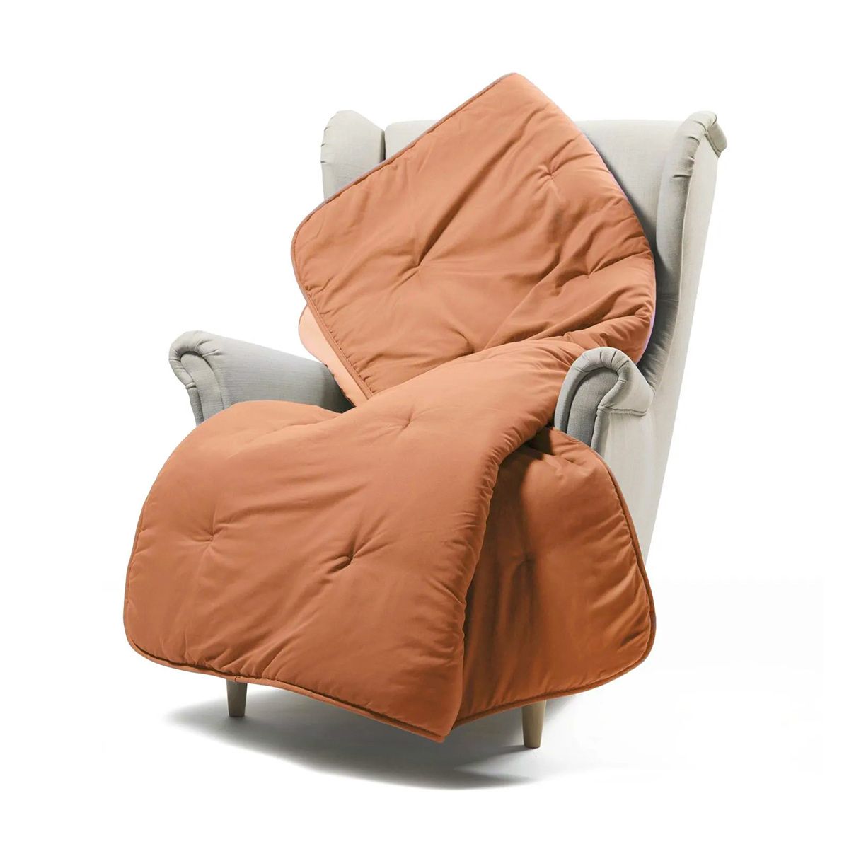 Caleffi Plaid Scaldotto Kim Tinta Unita bicolore 130x170cm 2511S41