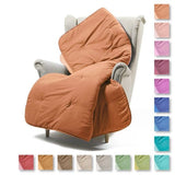 Caleffi Plaid Scaldotto Kim Tinta Unita bicolore 130x170cm 2511S41