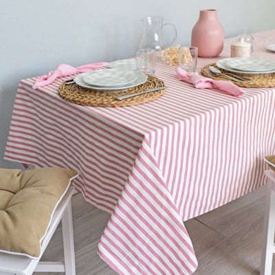Servizio da tavola x16 ERCHIE rosa  by Maestri Cotonieri