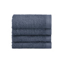 Biancoperla Set 4 Lavette in Spugna di Cotone Tinta Unita - Perla