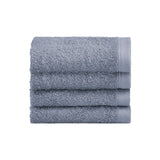 Biancoperla Set 4 Lavette in Spugna di Cotone Tinta Unita - Perla