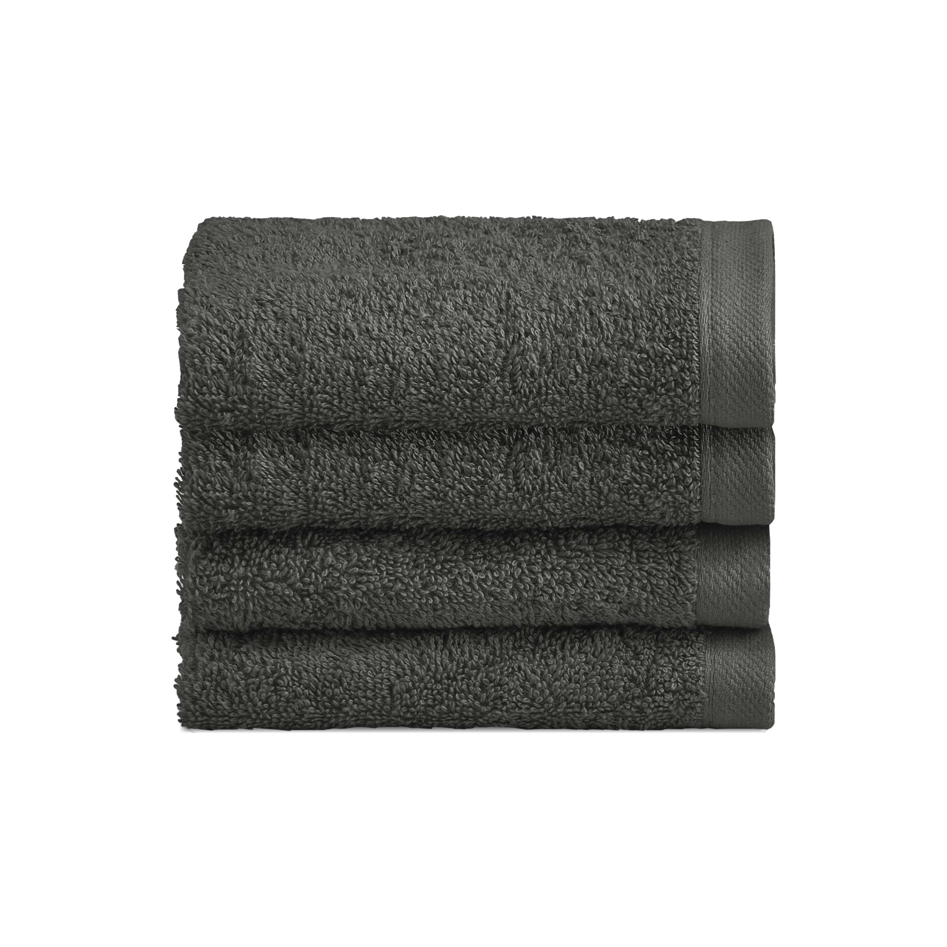 Biancoperla Set 4 Lavette in Spugna di Cotone Tinta Unita - Perla