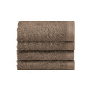 Biancoperla Set 4 Lavette in Spugna di Cotone Tinta Unita - Perla