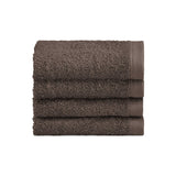 Biancoperla Set 4 Lavette in Spugna di Cotone Tinta Unita - Perla