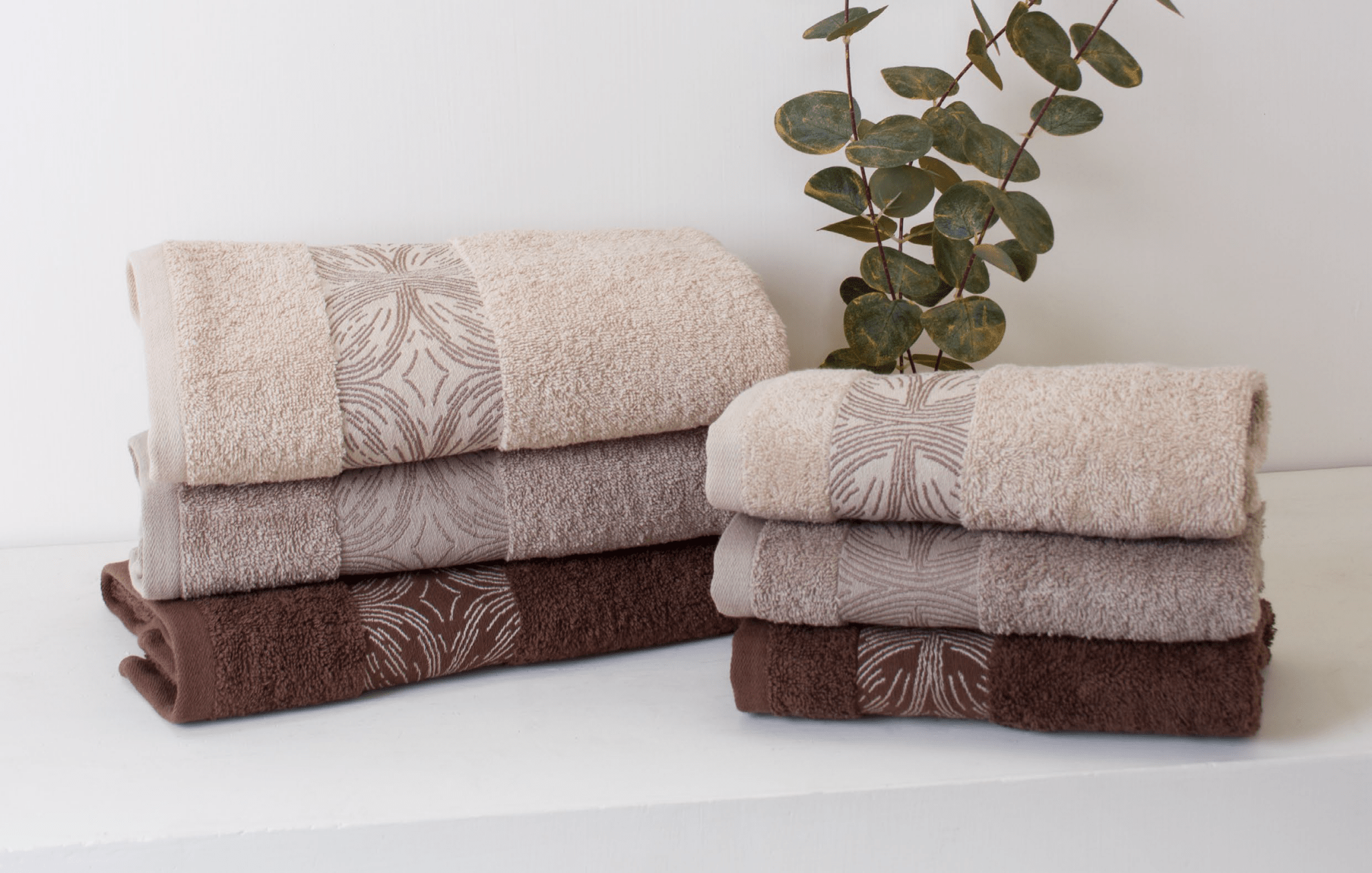 Neith Set Asciugamani 3+3 Charlie Jacquard