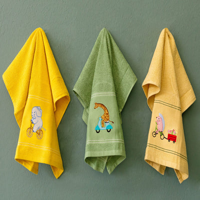 Maestri Cotonieri Set da 3 Strofinacci Animals 2604S11