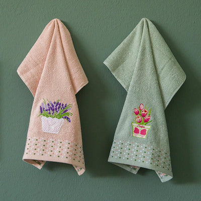 Maestri Cotonieri Set da 2 Strofinacci Primavera 2604S100