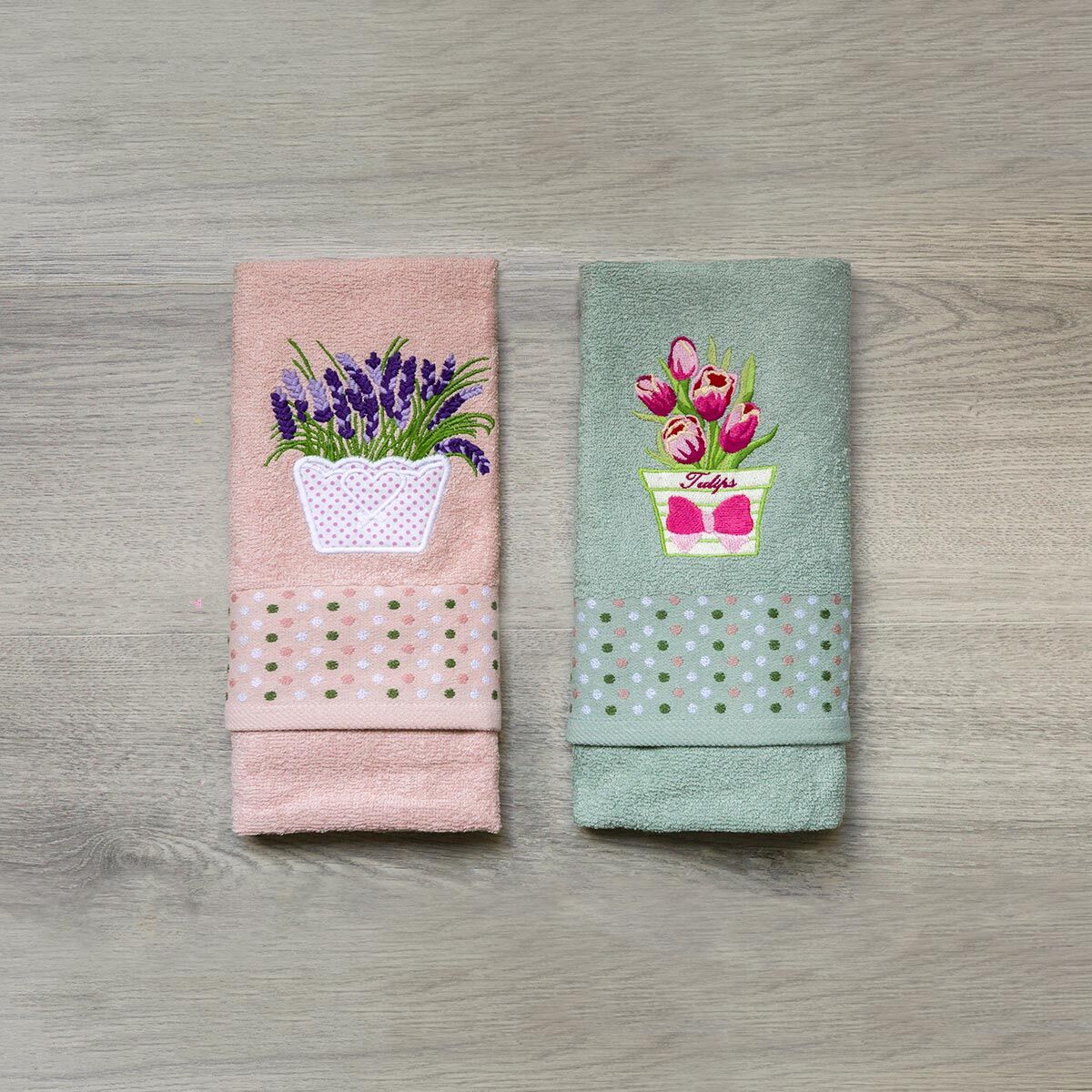 Maestri Cotonieri Set da 2 Strofinacci Primavera 2604S100