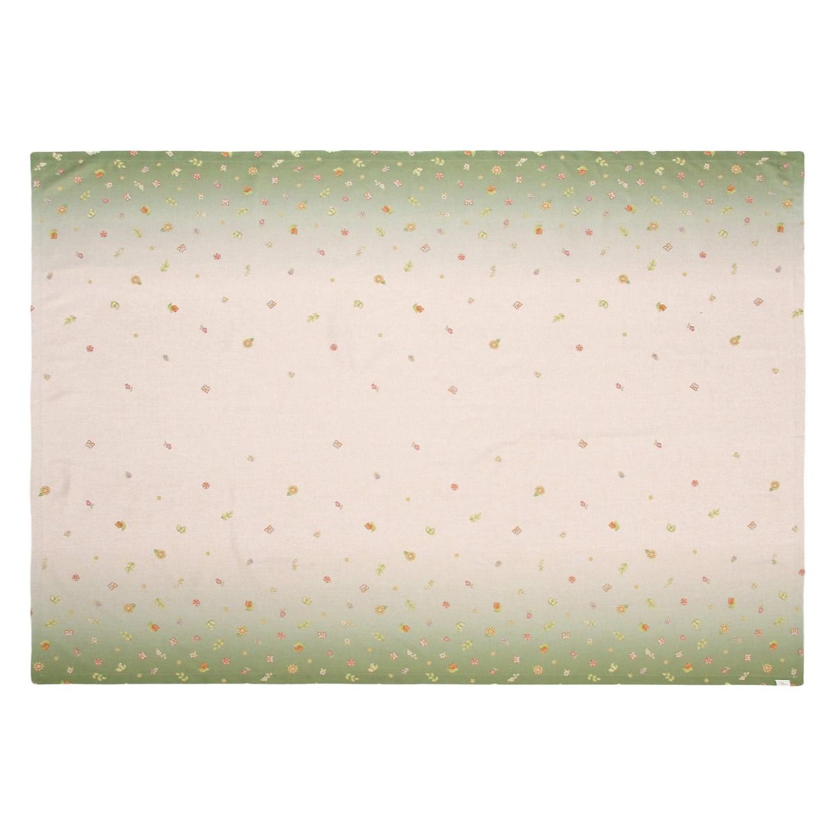 THUN® Tovaglia Antimacchia Country Flowers Green - Varie Dimensioni 2504S