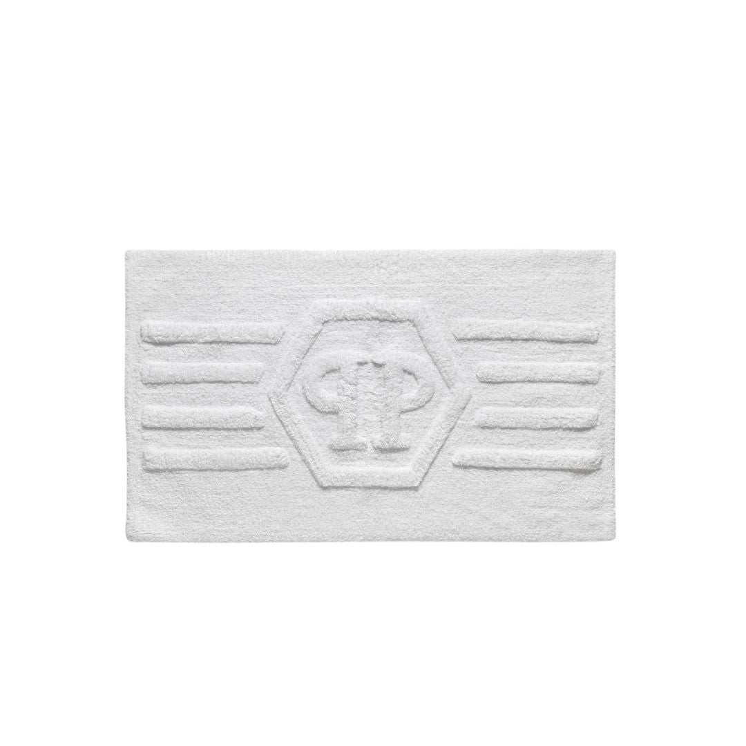 Philipp Plein Tappeto d'arredo Hexagon Tinta Unita in Cotone
