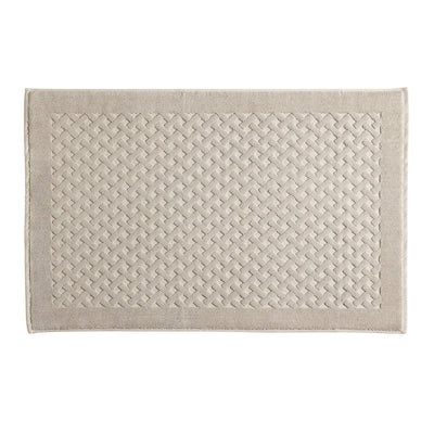 Biancoperla Tappeto in Spugna di Puro Cotone Tinta Unita Perla - Varie Dimensioni