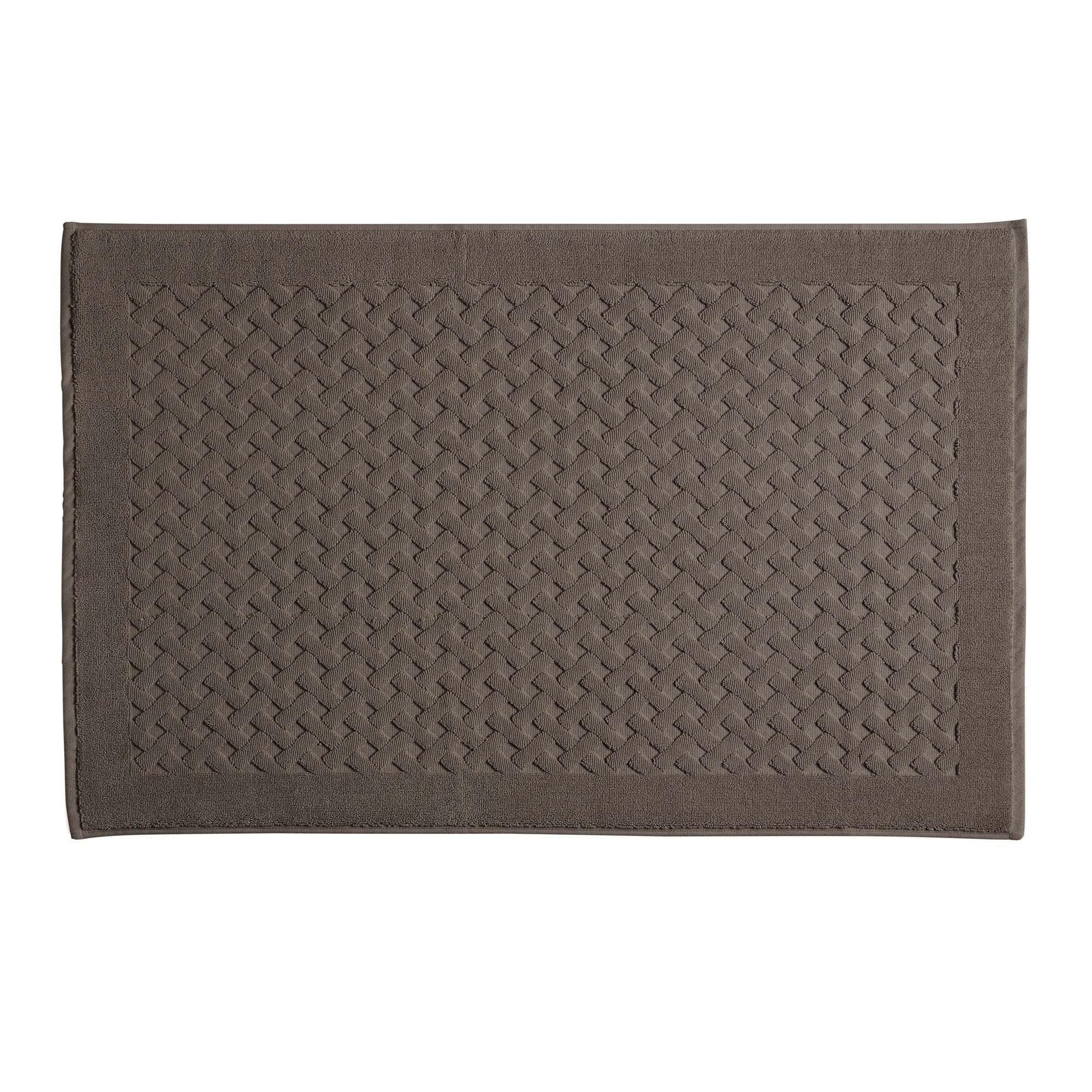 Biancoperla Tappeto in Spugna di Puro Cotone Tinta Unita Perla - Varie Dimensioni