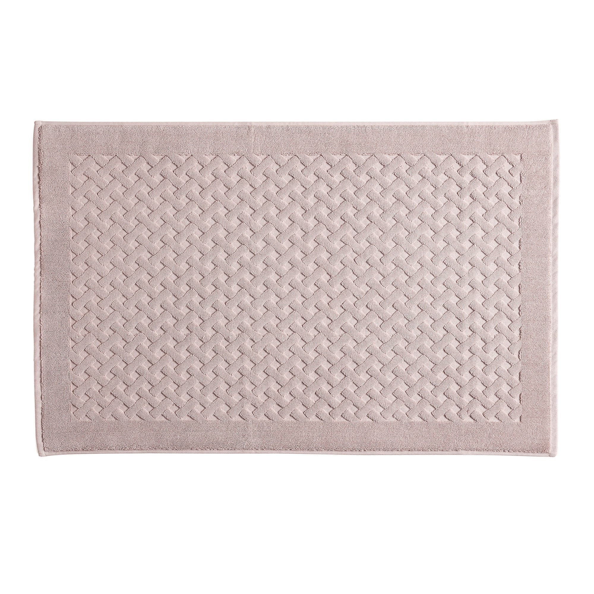 Biancoperla Tappeto in Spugna di Puro Cotone Tinta Unita Perla - Varie Dimensioni