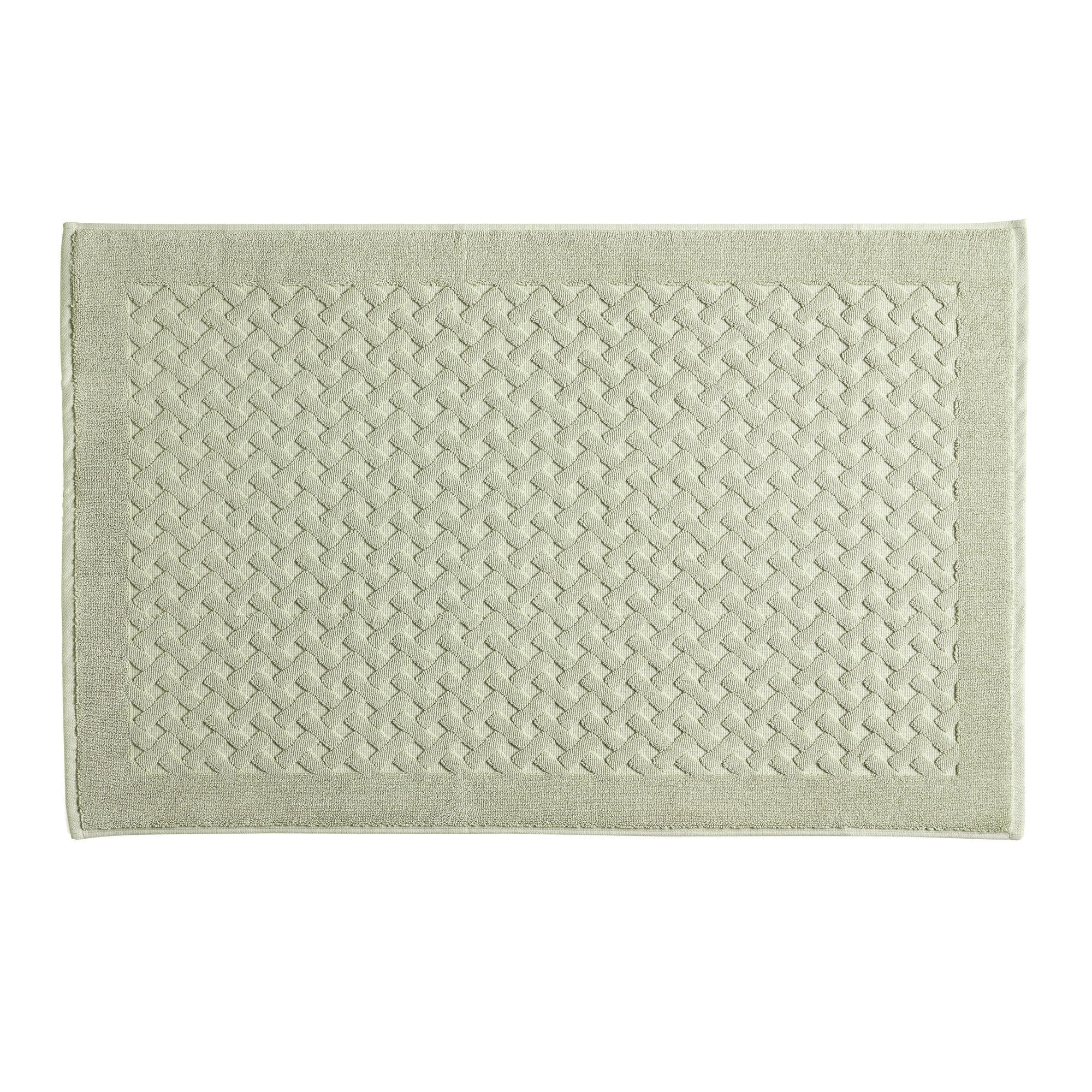 Biancoperla Tappeto in Spugna di Puro Cotone Tinta Unita Perla - Varie Dimensioni