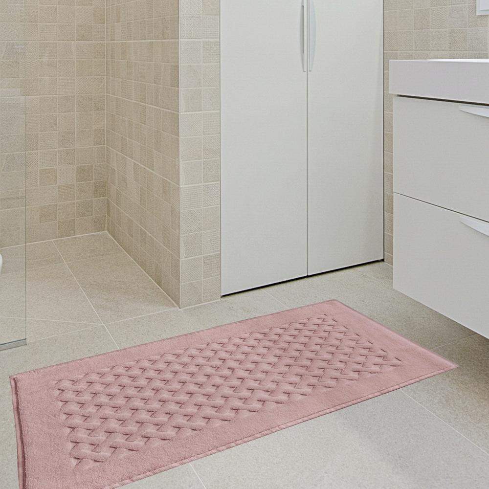 Biancoperla Tappeto in Spugna di Puro Cotone Tinta Unita Perla - Varie Dimensioni