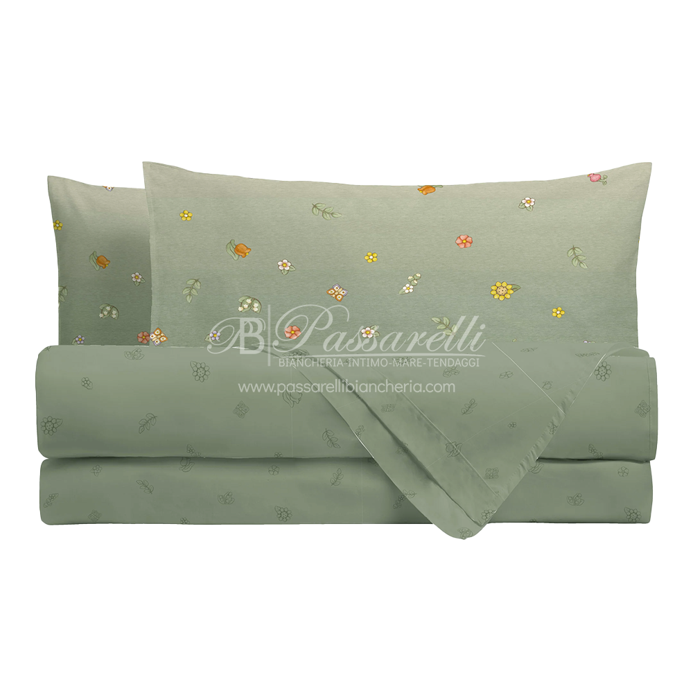 THUN® Completo Lenzuola Country 2504S - Varie Dimensioni