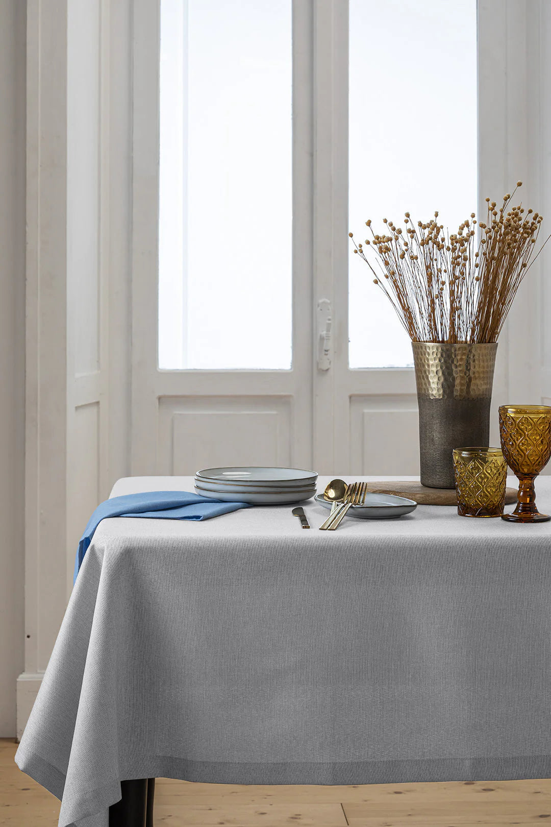 Di Maestro Tovaglia Antimacchia Effetto Lino - Varie Dimensioni 2502S