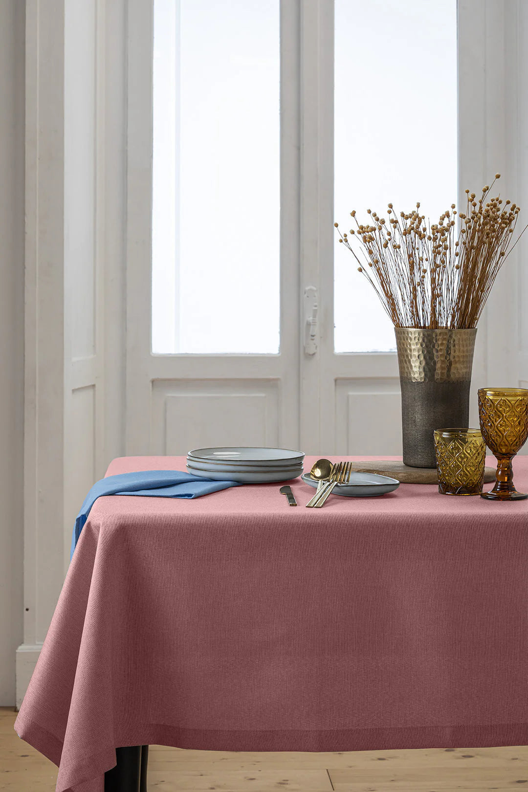 Di Maestro Tovaglia Antimacchia Effetto Lino - Varie Dimensioni 2502S