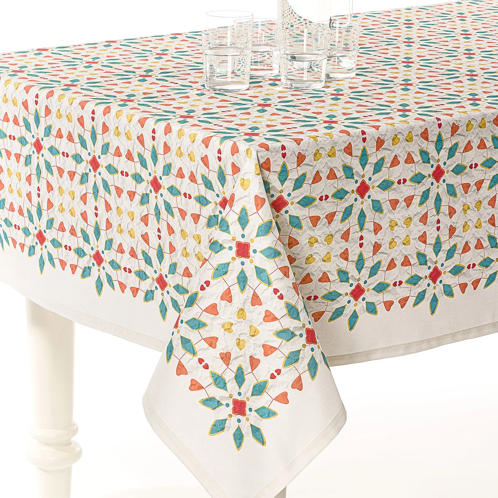 Caleffi Tovaglia in Puro Cotone Stampa Digitale Deep 2505S - Varie Dimensioni