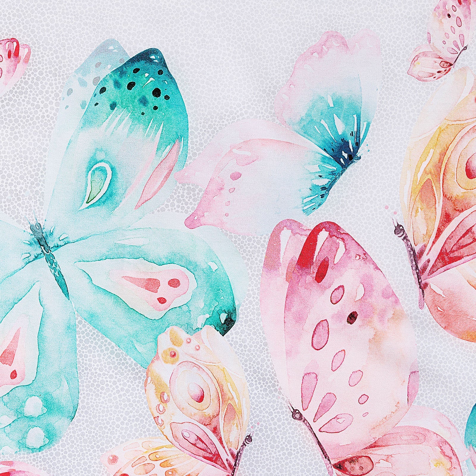 Caleffi Tovaglia in Puro Cotone Stampa Digitale Farfalle 2505S - Varie Dimensioni