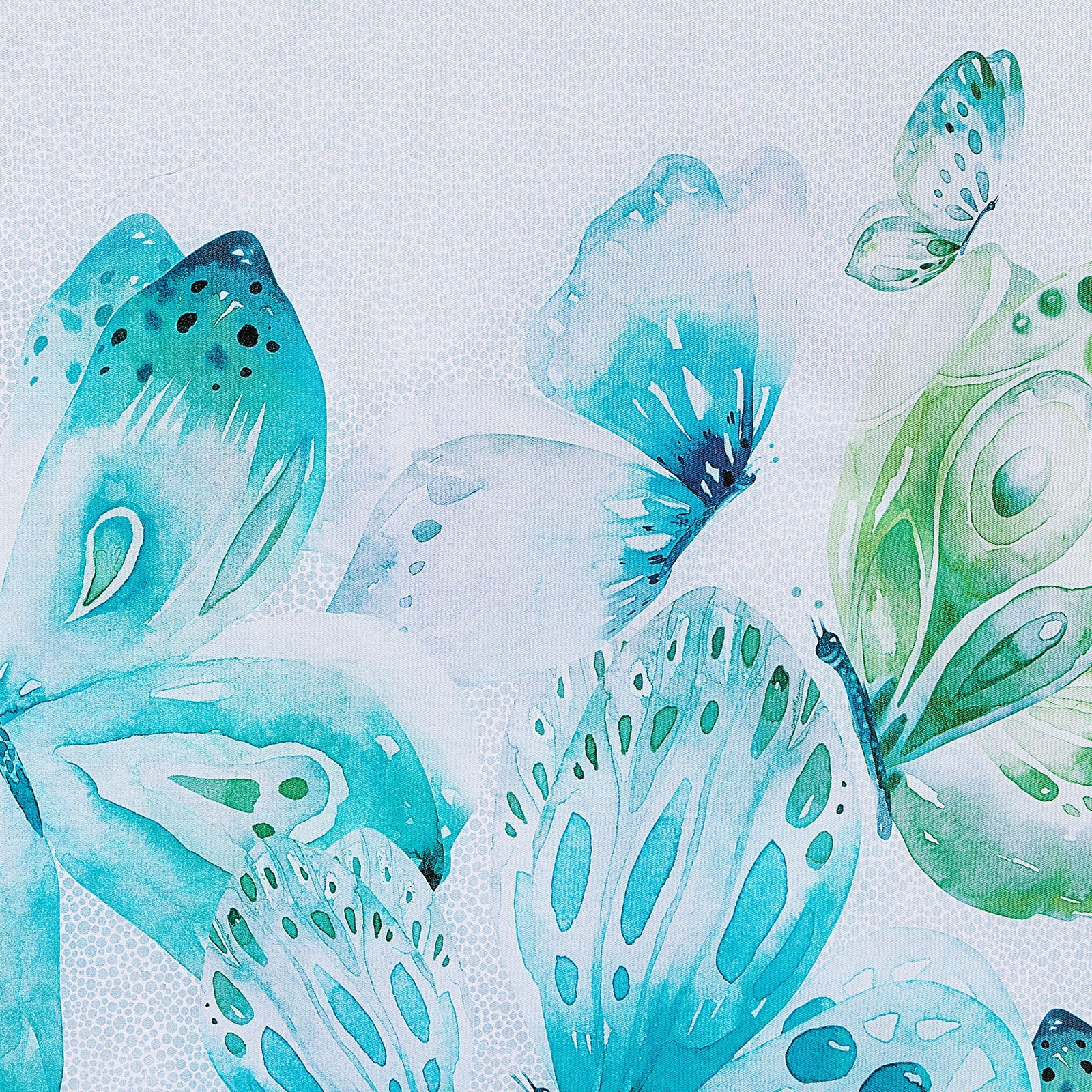 Caleffi Tovaglia in Puro Cotone Stampa Digitale Farfalle 2505S - Varie Dimensioni