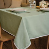 Maestri Cotonieri  Tovaglia India in Panama di Cotone con Bordo Bianco – Varie Dimensioni