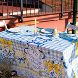 Maestri Cotonieri Tovaglia in cotone Disegno Nila - Varie Dimensioni