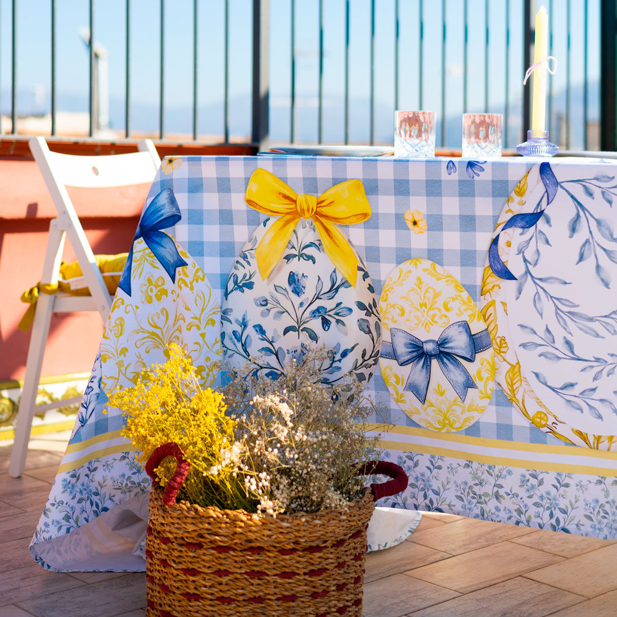 Maestri Cotonieri Tovaglia in cotone Disegno Nila - Varie Dimensioni