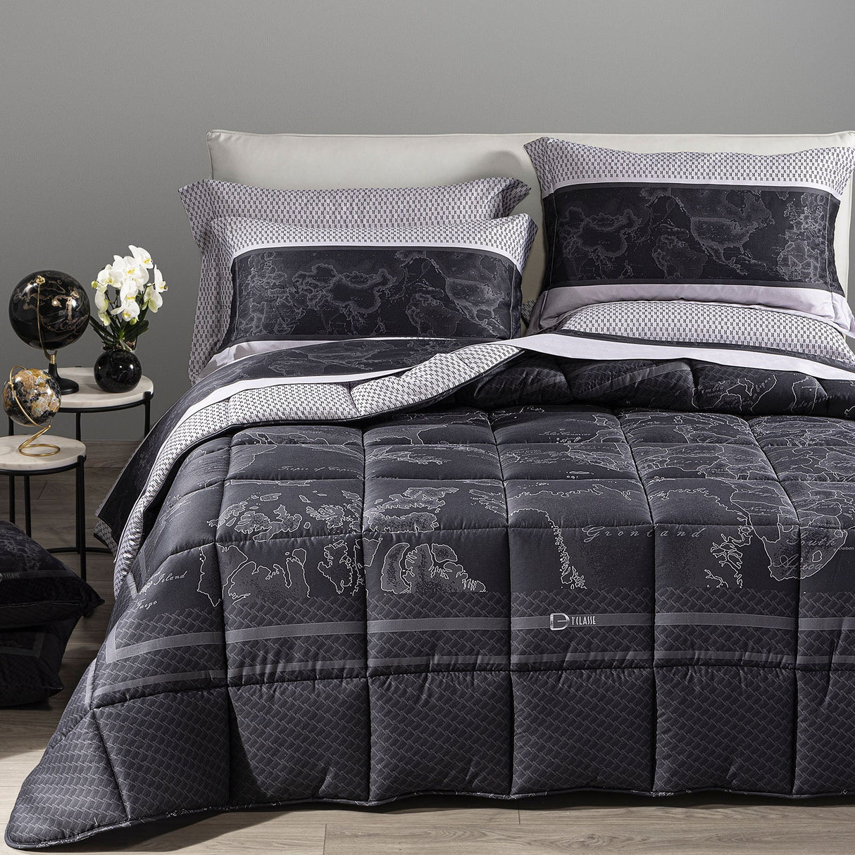 Alviero Martini Geo Night Trapunta in Raso di cotone Matrimoniale 1015728