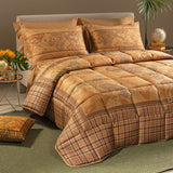 Alviero Martini Geo Tartan Trapunta in Raso di cotone Matrimoniale 1015729