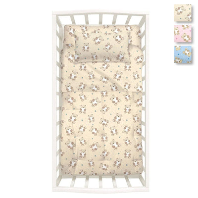 Caleffi Kids Copriletto Con Paracolpi In Cotone Orsacchiotti Baby 2505S60