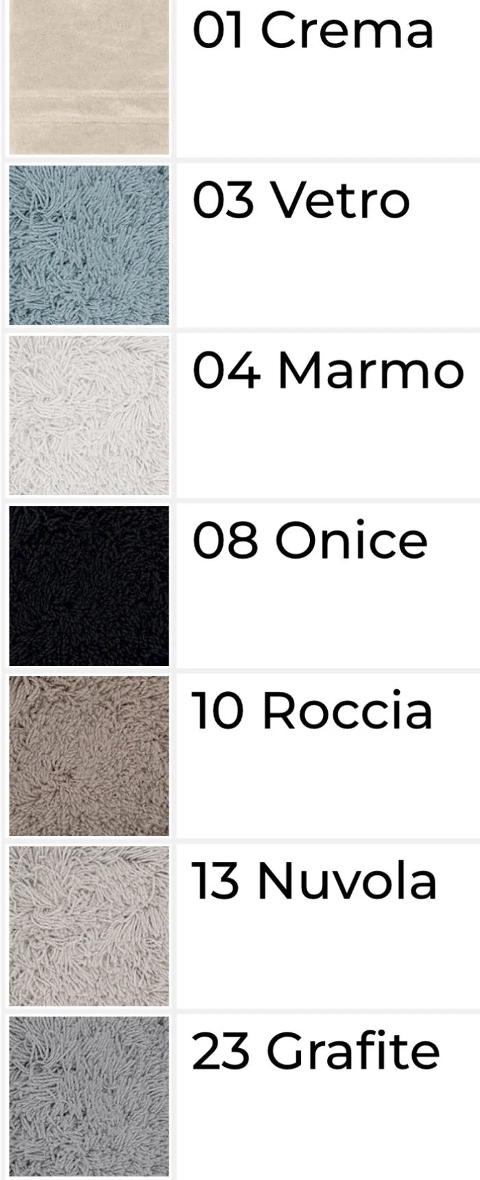 Svad Dondi Tappeto bagno 60x100 Touch 2500 g/mq 102310050 2404S40